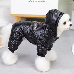 Ubrania odzieżowe dla psa ciepłe zagęszczające kurtka wiatroodporna płaszcz Puppy Puppy Winter Pet Clothing kombinezon dla kotów