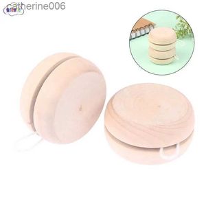 Yoyo Lustige Holz Yoyo Ball Spielzeug Farbe Mini Runde DIY Handgemachte Handwerk Log Spielzeug Kinder Kreative Yo Spielzeug Für Kind geschenkL231102