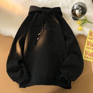 Designer warm hooded hooded sweater men and women fashion street hooded sweatshirt loose hooded stereo mark hooded sweater hoodies designer hoodie D 7