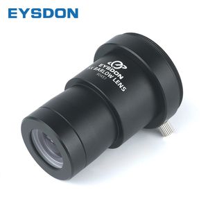 Monoculars EYSDON 5X Barlow Lens 125" Metal Fully Coated Focal Length Extender For Astronomical Telescopes With M42 Camera T2 Threads 231101