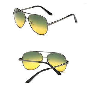Occhiali da sole moda pilota per uomo polarizzati pocromici giorno notte occhiali da guida donna occhiali camaleonte unisex Sonnenbrille