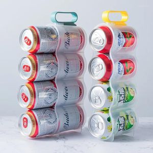 Küche Aufbewahrungsbox für Kühlschrank Transparent gekühlt Bier Cola Dosen Platz Dosen Organizer