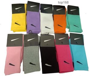 Оптовые носки мужские женщины, чулки чистые хлопковые 10 цветов спортивные коикинги буква nk print лента коробка