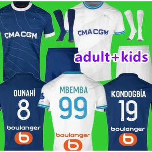 Qqq8 23 24 Camisas de futebol 2023 Vitinha Maillot Foot Cuisance Alexis Payet Clauss Om Camisas de futebol Homens Crianças Veretout sob Nuno Harit