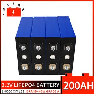 200 Ah Lifepo4 Batterie 12 V wiederaufladbare Lithium-Eisen-Phosphat-Zelle Tiefzyklus-Golfmobil-Marinebatterie für EV-Golfmobil-RV-Vans