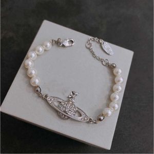 매력 팔찌 디자이너 편지 Vivian Chokers 럭셔리 여성 패션 보석 금속 진주 팔찌 Cjeweler Westwood Motion Current 933.9879