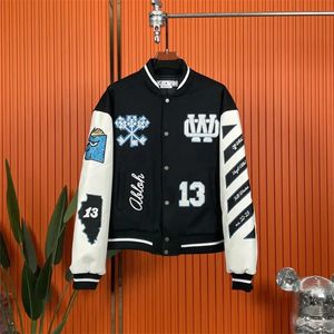 Jaquetas Masculinas Estilo Bordado Costurado Couro Diamante de Alta Qualidade Masculino e Feminino Uniforme de Beisebol Casual Grosso Varsity Jackets 231101