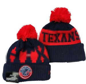 Houston Beanie Beanies SOX LA NY North American Baseball Team Side Patch Winter Wolle Sport Strickmütze Pom Skull Caps A0