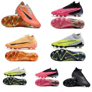 Mens Kids Youth Football Boots Phantom GX Elite United DF FG Blaze Limited Edition Baltic Blue Pink Anti-Clog Pack Fusion Volt FG Guava Ice Black Soccer Cleats indoor