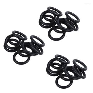 Steering Wheel Covers 30 Pcs Black Rubber Oil Seal O-Rings Seals Washers 16 X 11 2.5Mm