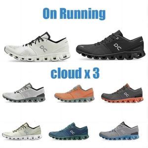 X på 2023 Cloud 3 Casual Shoes Sneakers Cloudnova Form Shoes Black Alloy Grey Aloe Storm Blue Free Frakt Kvinnor på moln