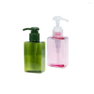 Garrafas de armazenamento 100 ml 2pcs verdes rosa reabastecível plástico rolante spray spray home mobiliing viajam gel chuveiro cosmético frascos vazios