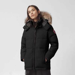 Kvinnor Down Parkas Canada Men's Down Parkas Highs Quality Womens Coat Designer Gooses Fashion Winter Mens Ladies Jacket Luxury Letter Plaid Klassisk varm päls krage