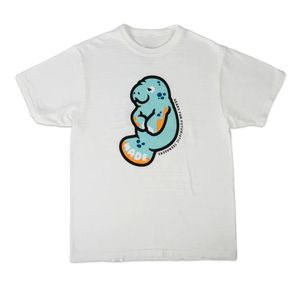 23SS New Animal Limited Classic Woman Men's T-shirts Hip-Hop Cartoon Manatee Wzór drukowany TEE Casual Summer Short Sleeve moda oddychająca uliczna koszulka Tjammtx132