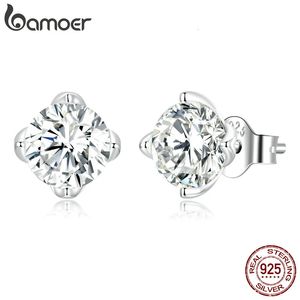 Stud D Color VVS1 EX 1CT Brincos para Mulheres 925 Sterling Silver Presente de Casamento Top Quality 231101