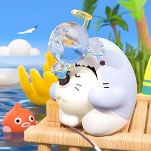 Blind Box Samez Blind Box Shark and Blind King Seal Animation Character Mystery Box Soft Series Model Doll Decoration Childrens Model T 231102