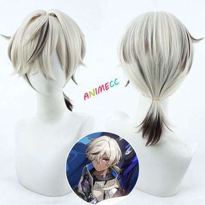 Arlan Wig Honkai Star Rail Cosplay Peruki Mężczyźni odporne na ciepło syntetyczny Halloween Cosplay