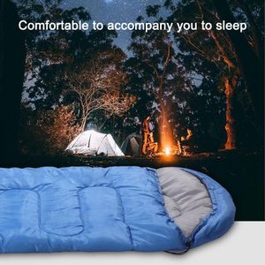 Sleeping Bags Cotton Bag Comfortable Moistureproof Breathable with Compression Sack Outdoor Camping Must Have 231102