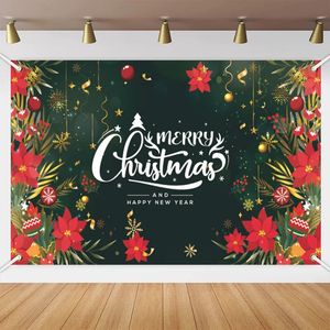 Christmas Decorations Christmas Background Fabric Christmas Party Decorative Hanging Cloth Holiday Layout Christmas Banner 231101