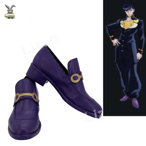 Jojos bisarra äventyrsmän stövlar higashikata josuke cosplay sko halloween fest cosplay