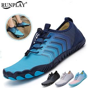 Vattenskor simning vattenskor för män kvinnor barfota strand sandaler uppströms aqua dykskor fitness yoga surf vandring vada sneakers 231102