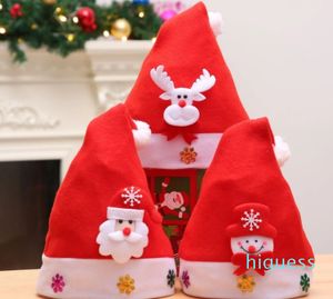 Рождественская мультяшная шляпа, праздничная карнавальная шляпа, детская рождественская шапка, украшение для родителей и детей, рождественское украшение
