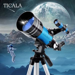 Monóculos Telescópio Astronômico Profissional 150 Vezes Zoom HD Tripé Portátil de Alta Potência Visão Noturna Espaço Profundo Star View Moon Universe 231101