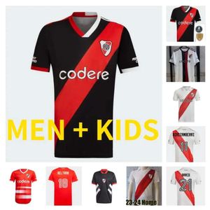 QQQ8 2023 2024 River Plate Soccer Jerseys 23/24 Camiseta Futbol Wersja de la Cruz Quintero Borre Fernandez Pratto Ponzio piłka nożna