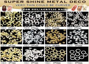 Promotions 150pcslot DIY Nail Art Studs Rivet Inverted triangle round square mini nail art design4979581