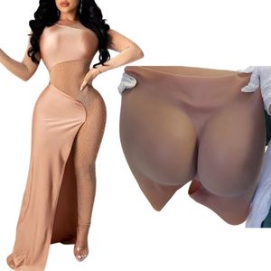 Breast Form Woman's Bubble Butt Shapers Fake Silicone Big Hips and Binkocks Padding Trosor Forma med Bum Enhancing Augmentation Pants 231101