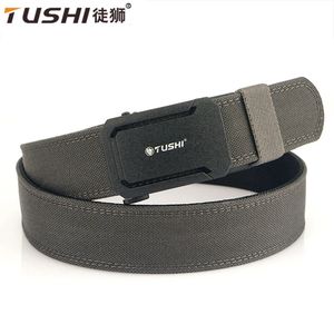 Bälten Tushi Army Tactical Belt Quick Release Militär Airsoft Training Molle Outdoor Shooting Vandring Hunt Sports 231101