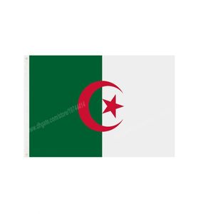 Bandiere dell'Algeria Banner nazionale in poliestere che vola 90 x 150 cm Bandiera da 3,5 piedi in tutto il mondo L'esterno in tutto il mondo può essere personalizzato1037920