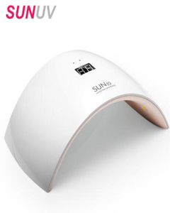 SUNUV SUN9S NAIL LAMP 24W UV LED Light Nail Dryer med USB -laddning Kabel Professionell manikyrlampa för finger och tånaglar7070919