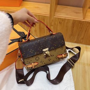 The latest high-end women's single shoulder crossbody bag fashion all-in-one handbag