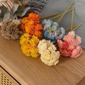 Dekorativa blommor Imitation Flower Plant Soft Gum Ris Frö Frukt Artificial Home Restaurant El Room Decoration Window Ornament