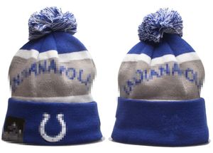 Indianapolis Beanie Vailies Sox La NY Północnoamerykańska drużyna baseballowa Patch Patch Winter Wool Sport Sport Kapelusz Pom Czaszki A5