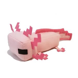 Plüschpuppen Axolotl Plüschtiere Creeper Spinne Enderman Wolf Fledermaus Zombie Drache Cartoon Plüschpuppe Stofftiere Geschenk für Kinder Kinder 230331