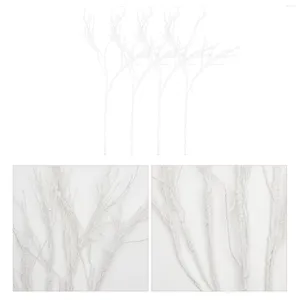 Dekoratif Çiçekler Şubeler Ağaç Beyaz Huş Şubesi Yapay Kurutulmuş Vazo Talları Köpük Twig Masa Üstü Mercan Noel Düzenleme Merkez Parçası
