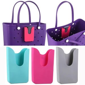 Pièces de sac accessoires support de téléphone portable en caoutchouc accessoire de charme Compatible avec les sacs Bogg insérer étui de lunettes de soleil pour 231101