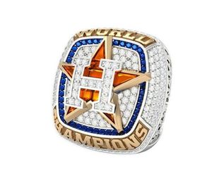 2022 Houston World Series Baseball Team Championship Ring Sport Souvenir Män Fan Present 2023 grossist Hip Hop Punk Smycken