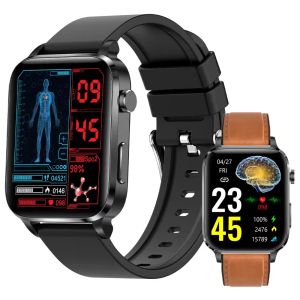 F100 Smart Watch Laser Assisted Treatment Three High Body Temperatur PASHRATE andningsfrekvens Multisportläge