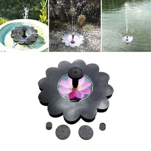 Garden Decorations Floating Solar Water Fountain Outdoor Pump Pond Villa Landscape Decoration With Battery 800MA