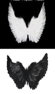 Angel Wing Feather Fairy Wingsare Swallow Tasarım Partisi Dekorasyonu Cadılar Bayramı Noel Maskeli Bale Karnaval Cos Kostümleri Ders Black4111773