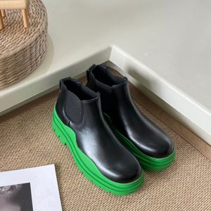 Designer Tire Boot women Chelsea Platform Ankle Boots men Luxury shoes Triple White Seasalt black ebony Grass Blue clearsole winter mens fashion Martin booties