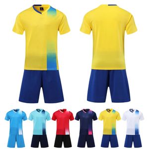 Andra idrottsartiklar Anpassade fotbollsuniformer Men Fotbollströjor Futsal Tracksuit Kits Vuxna barn Kvinnor Team Sportkläder Child Training Sports Suit 231102