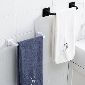 Hooks High Quality Kitchen Bathroom Hand Sink Towel Holder Rack Storage No Trace Plastic Hanger Durable Type