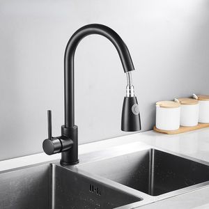 Krany kuchenne All-Copper Faucet Sink Stal nierdzewna i zimny wyciąganie do użytku domowego