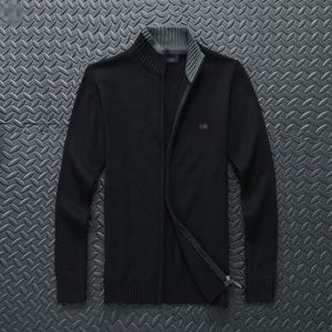 Maglione cardigan da uomo, abbigliamento autunnale e invernale, giacca in maglia spessa, isolamento di alta qualità in maglia nera, cardigan oversize