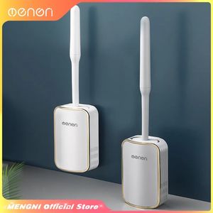 Toilet Brushes Holders MENGNI Luxury Brush Bathroom Wall mount Quick Draining Clean Tool Cleaning Accessories Sets 231101