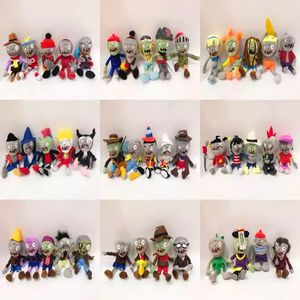 Vários jogos de brinquedo de pelúcia de planta zumbi boneca pingentes de planta de desenho animado criativo infantil